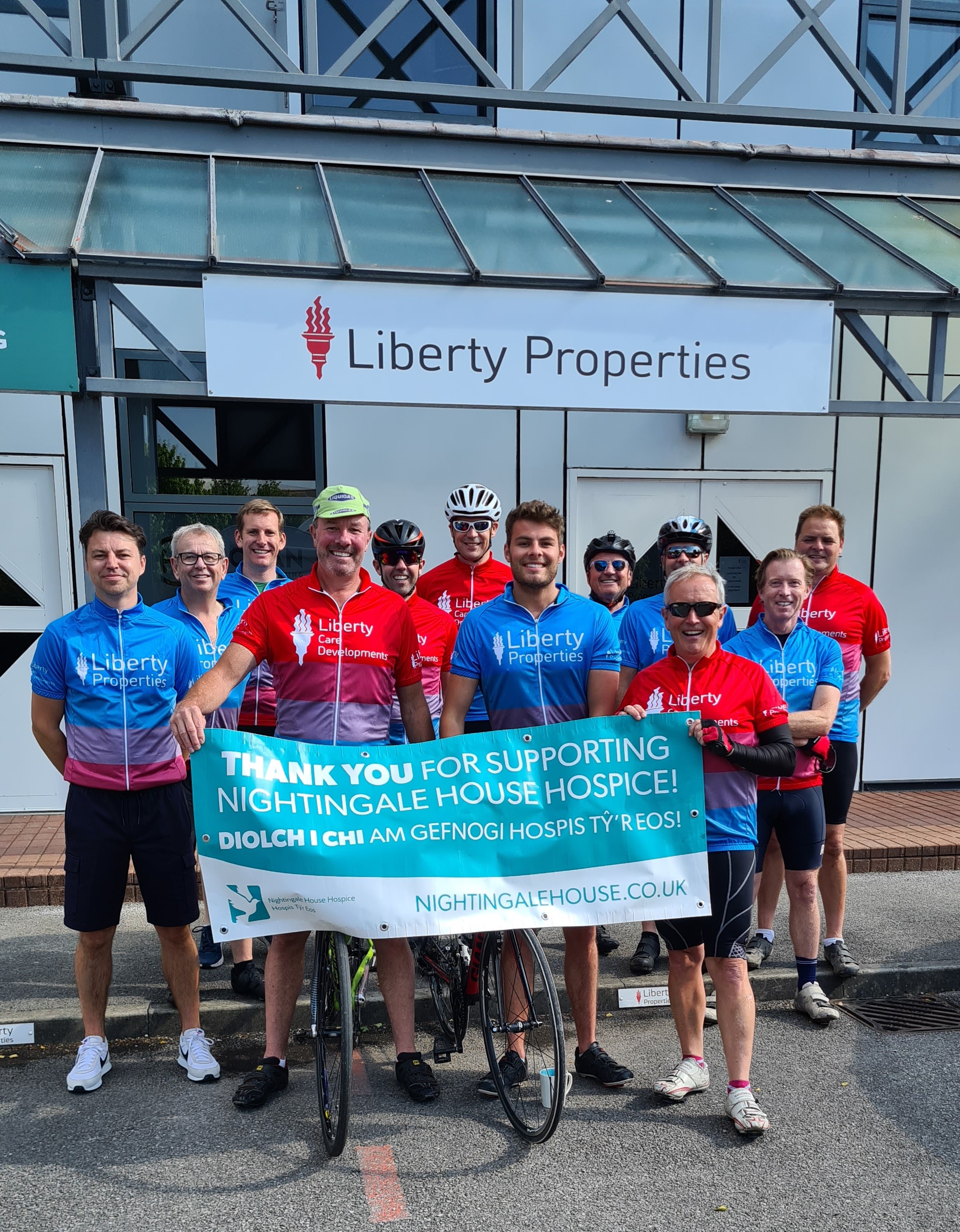 Liberty Care raises money for Nightingale House Hospice Wrexham